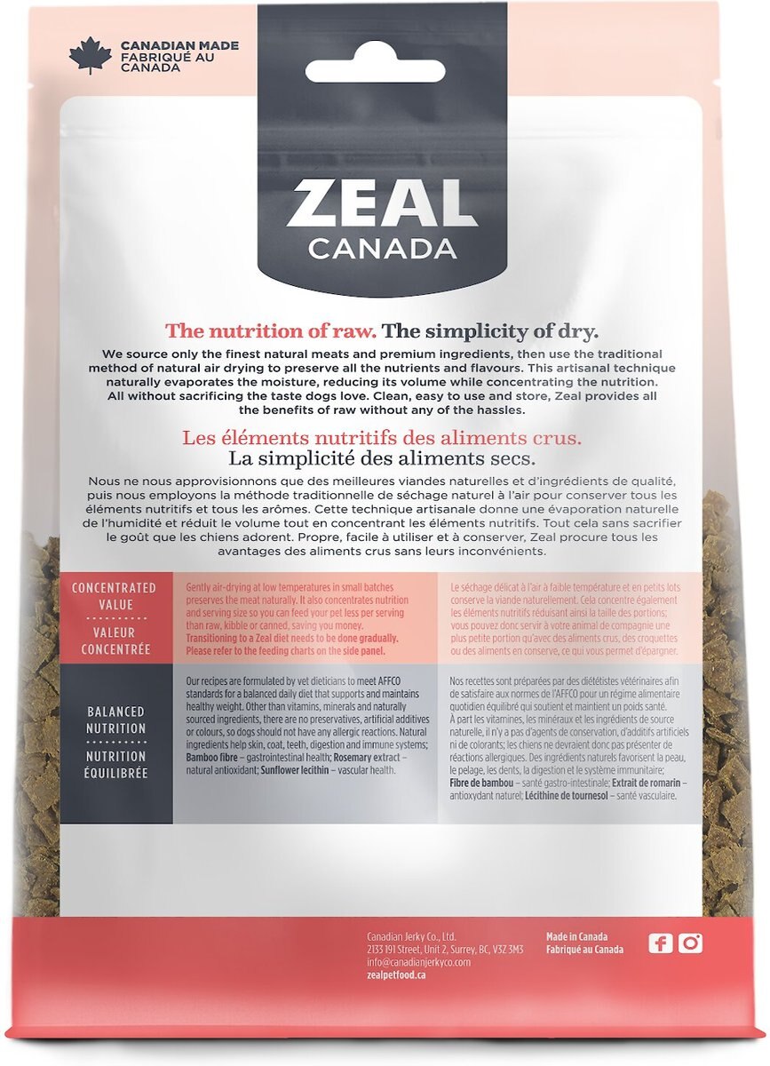 ZEAL CANADA Gently Salmon Recipe GrainFree AirDried Dog Food, 2.2lb