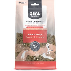 Zeal Canada Gently Salmon Recipe Grain-Free Air-Dried Dog Food, 5.5 lb-bag