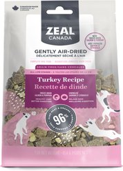 Zeal Canada Gently Turkey Recipe & Freeze-Dried Salmon & Pumpkin Grain-Free Air-Dried Dog Food, 1-lb bag
