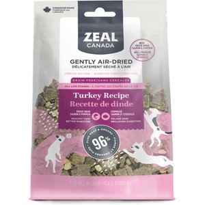 Zeal Canada Gently Turkey Recipe & Freeze-Dried Salmon & Pumpkin Grain-Free Air-Dried Dog Food, 1-lb bag