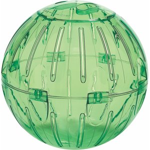 Kaytee Giant Run Exercise Ball Small Pet Toy, Assorted Colors, 11.5-in