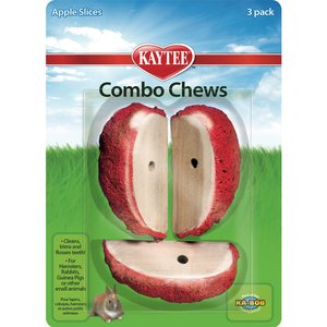 Kaytee Combo Chews Apple Slices Small Pet Toy, 3 count