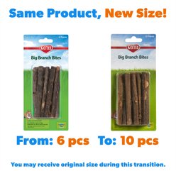 Kaytee Big Branch Bites Small Pet Toy, 6 count slide 2 of 2