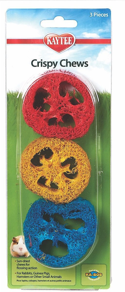 Kaytee Chew-Moji Wooden Chews Small Pet Toy, 4 count