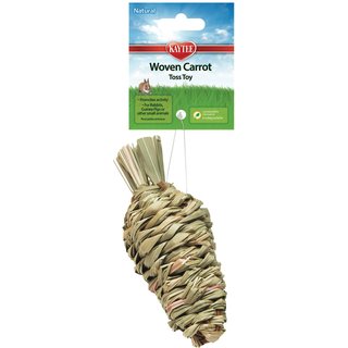 Kaytee Woven Carrot Toss Small Pet Toy slide 1 of 3
