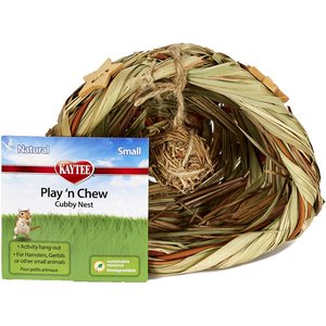 Kaytee Play 'n Chew Small Pet Cubby Nest, Small