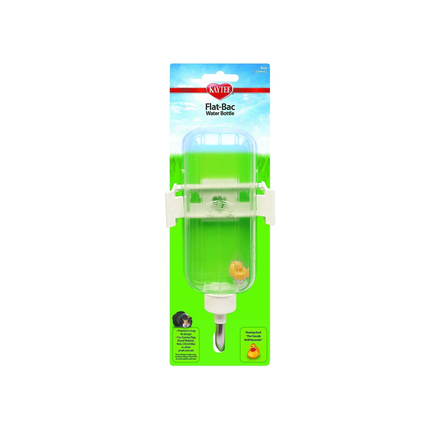 Product Reviews for KAYTEE Flat-Bac Small Pet Water Bottle