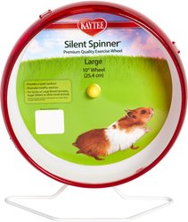 X-Kaytee Silent Spinner Small Pet Exercise Wheel, 10-in