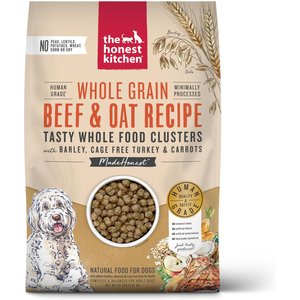 The Honest Kitchen Food Clusters Whole Grain Beef & Oat Recipe Dog Food, 20-lb bag