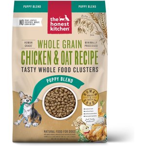 The Honest Kitchen Food Clusters Whole Grain Chicken & Oat Recipe Puppy Blend Dog Food, 20-lb bag