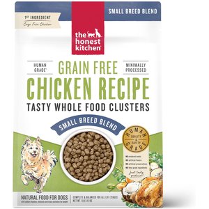 The Honest Kitchen Whole Food Clusters Chicken Recipe Small Breed Grain-Free Dog Food, 1-lb bag