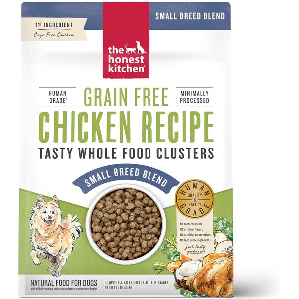 THE HONEST KITCHEN Whole Food Clusters Chicken Recipe Small Breed Grain ...