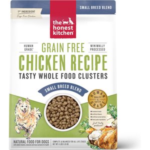The Honest Kitchen Whole Food Clusters Chicken Recipe Small Breed Grain-Free Dog Food, 4-lb bag