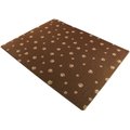 Drymate Brown Stripe Tan Paw Dog Crate Mat, X-Large