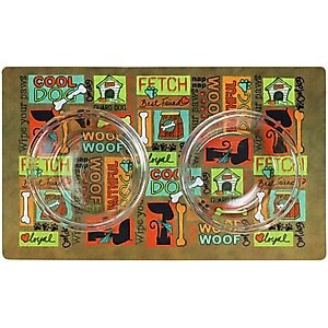 Drymate Absorbent Cat Bowl Food Mat, 12-in x 20-in