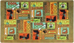 Drymate Cool Dog Dog Placemat, Brown, Small