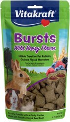 Vitakraft Bursts Wild Berry Snacks Small Pet Treats, 1.76-oz bag