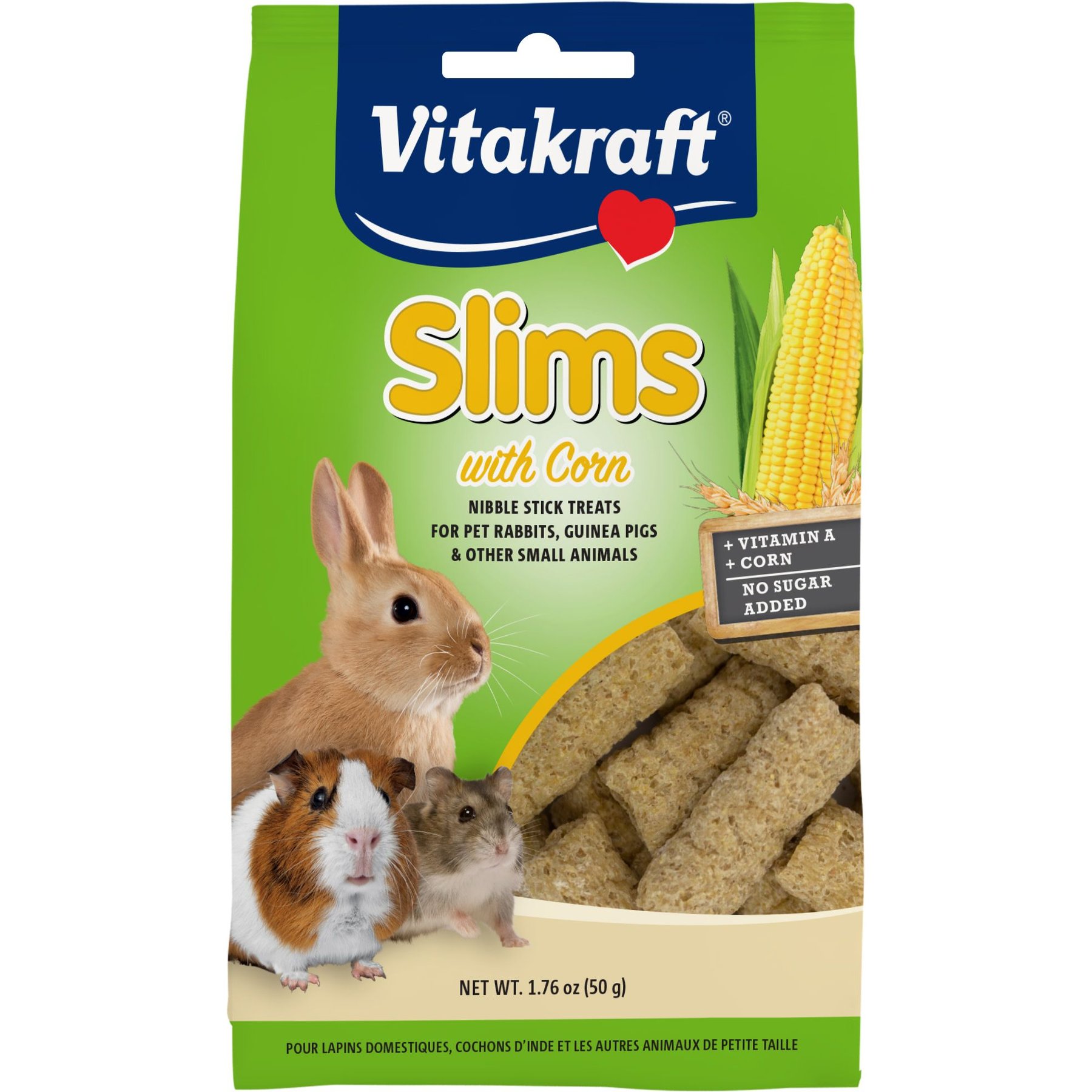 Vitakraft Veggie & Fruity Pie Treat for Pet Rabbits, Guinea Pigs