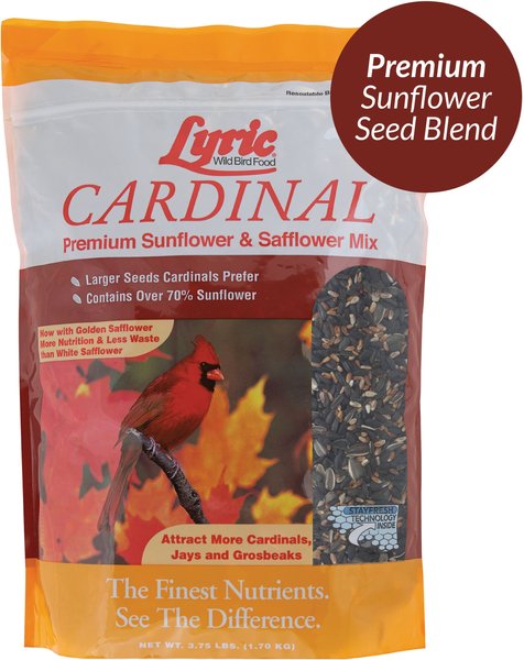 Lyric Cardinal Premium Sunflower & Safflower Mix Wild Bird Food, 3.75-lb bag slide 1 of 10