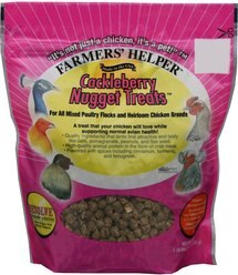 Farmers' Helper Cackleberry Nugget Poultry Treats, 1.68-lb bag