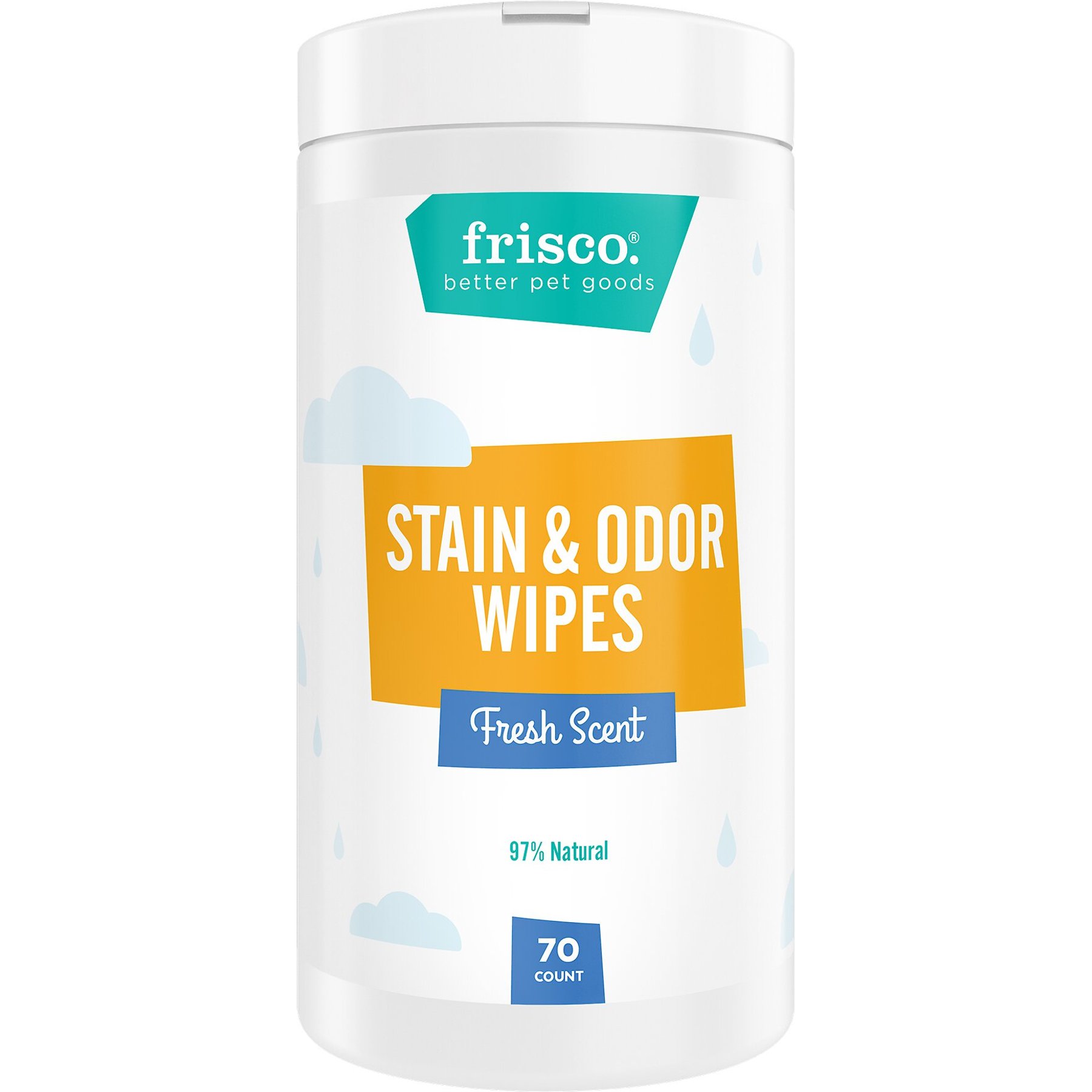 FRISCO Stain & Odor Remover Wipes, 70 count 