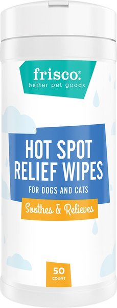 Frisco Hot Spot Relief Waterless Grooming Wipes with Colloidal Oatmeal for Dogs & Cats, 50 count slide 1 of 4