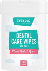 Frisco Dog Dental Care Wipes, 30 count