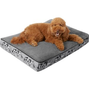 Disney Pluto Pillow Cat & Dog Bed, Gray, Large