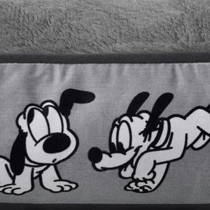 Disney Pluto Pillow Cat & Dog Bed, Gray, Large
