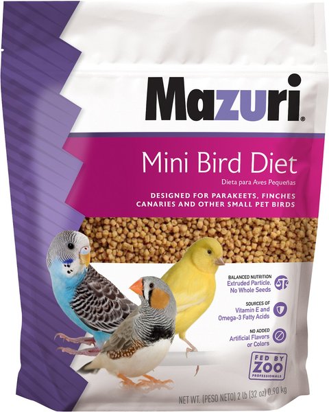 Mazuri Mini Bird Food, 2-lb bag slide 1 of 8