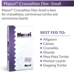 Mazuri Small Crocodilian Food, 25-lb bag slide 2 of 7