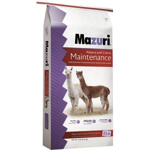 Mazuri Alpaca & Llama Maintenance Alpaca & Llama Food, 50-lb bag