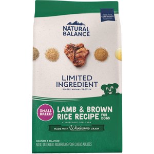 Natural Balance Limited Ingredient Small Breed Chicken Sweet Potato Grain Free Dry Dog Food 4 lb