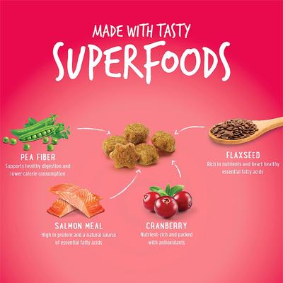 Show full view: Fruitables Salmon & Cranberry Flavor Crunchy Cat Treats, 2.5-oz bag slide 5 of 10