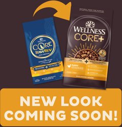 Wellness CORE RawRev Wholesome Grains Puppy Recipe High Protein Dry Dog Food, 4-lb bag slide 2 of 7