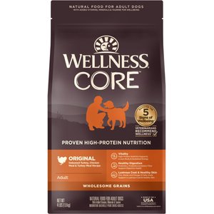 Wellness CORE Wholesome Grains Original Recipe High Protein Dry Dog Food