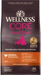 Wellness CORE Wholesome Grains Small Breed Original Recipe High Protein Dry Dog Food, 12-lb bag