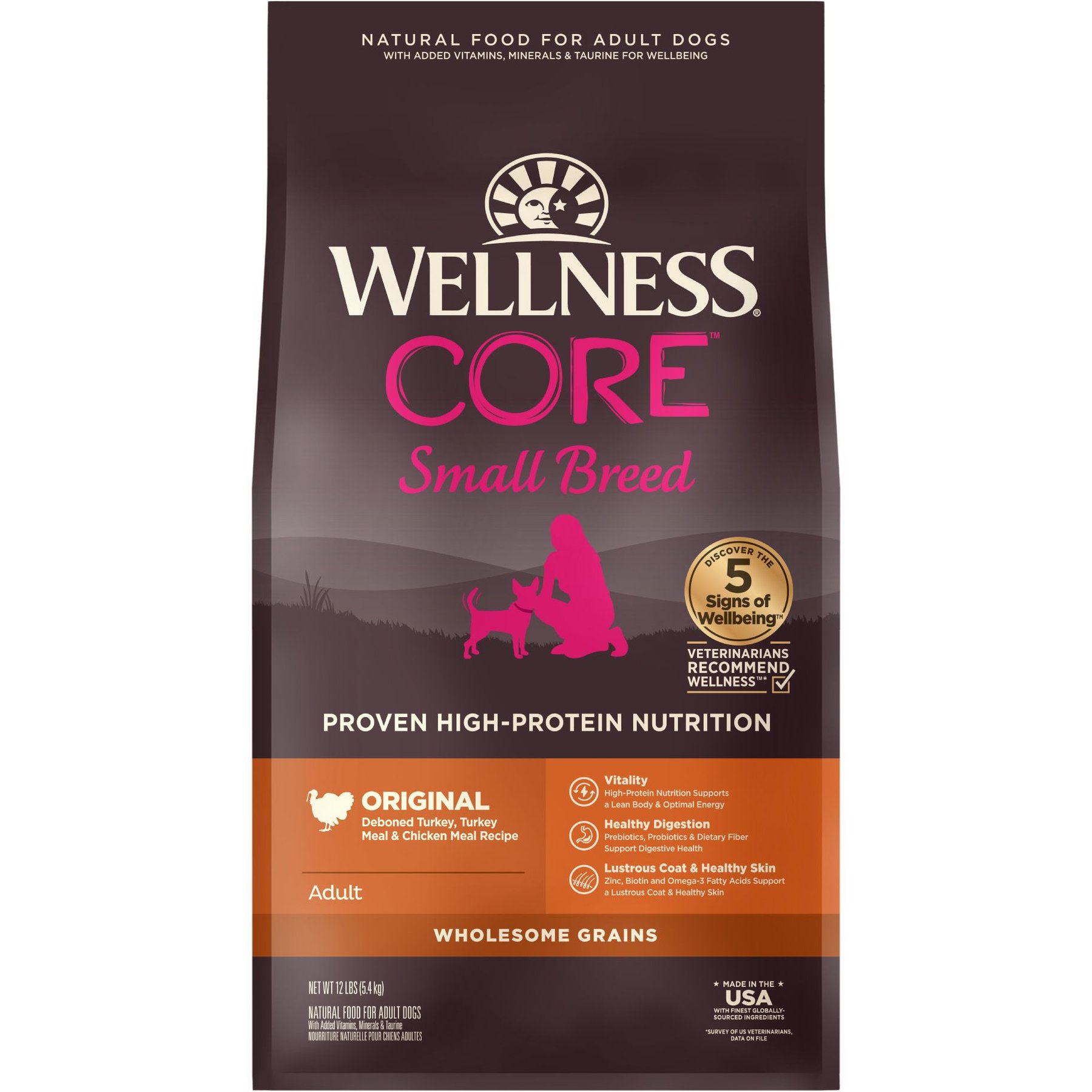 WELLNESS CORE Wholesome Grains Small Breed Original Recipe High