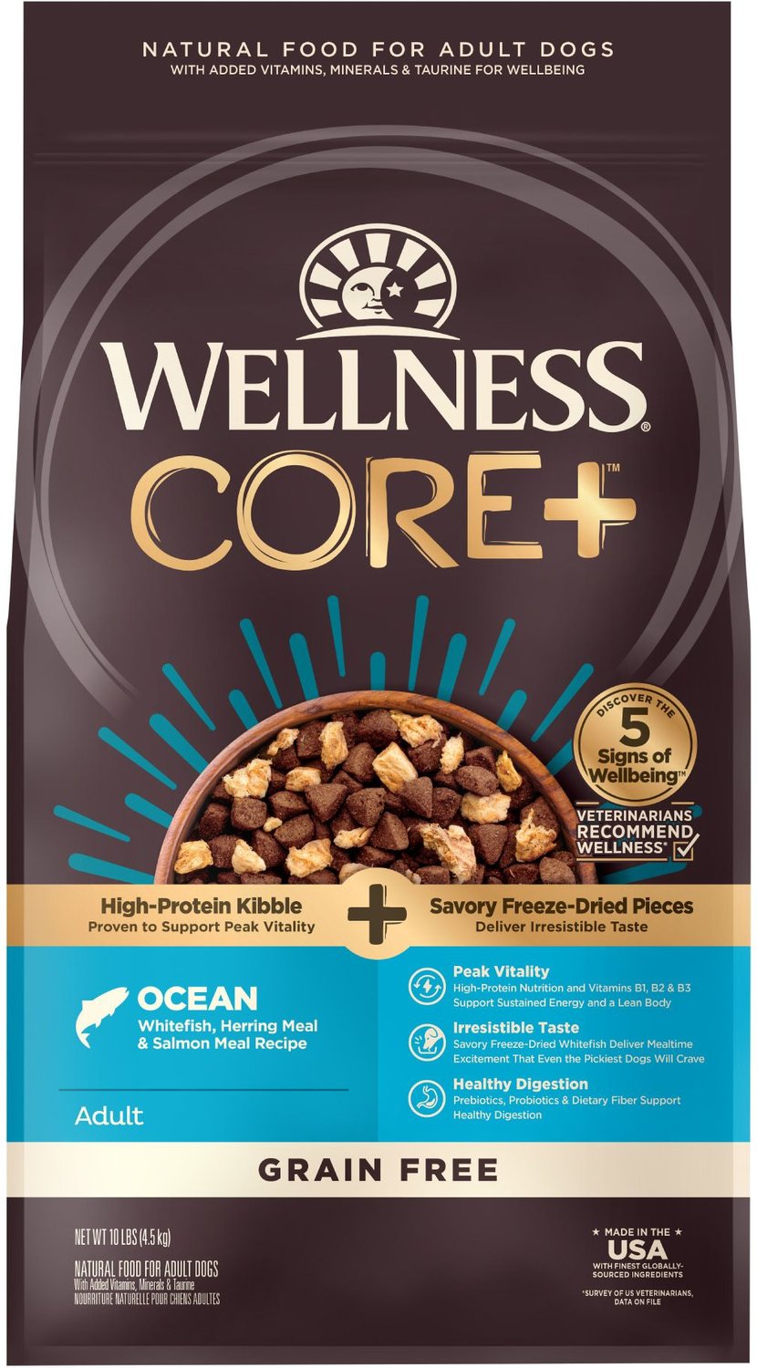 wellness core whitefish dog food