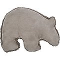 West Paw Big Sky Grizzly Squeaky Plush Dog Toy, Oatmeal, Large