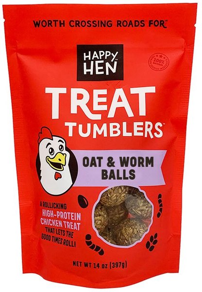 Happy Hen Treats Treat Tumblers Seeds & Mealworms Chicken Treats, 14-oz bag slide 1 of 5