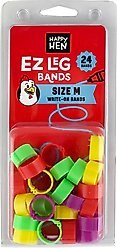 Happy Hen Treats EZ Chicken Leg Bands, 24 count, Medium