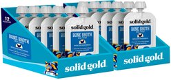 Solid Gold Bone Broth Chicken Shreds Grain-Free Wet Cat Food Topper, 3-oz, case of 12