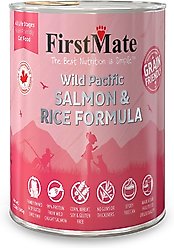 Firstmate Wild Pacific Salmon & Rice Formula Canned Cat Food, 12.2-oz can, case of 12