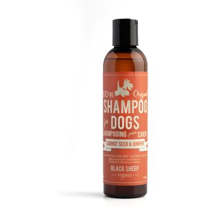 Black Sheep Organics Carrot Seed & Juniper Scent Dog Shampoo, 8-oz bottle