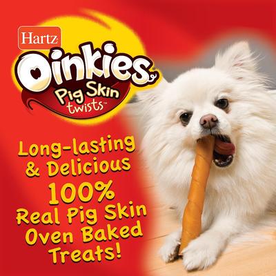 Show full view: Hartz Oinkies Chickentastic 4" Chew Bone Natural Chew Dog Treats, 12 count slide 4 of 8