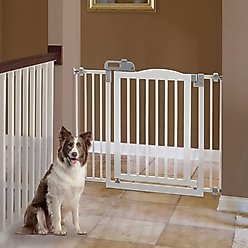 Richell One-Touch Dog Gate II, White