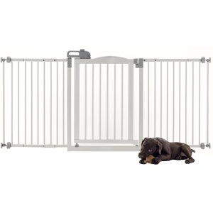 Richell One-Touch Wide Dog Gate II, White