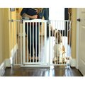 Richell Tall One-Touch Wide Dog Gate II, White