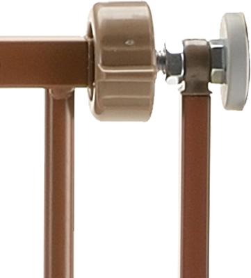 Show full view: Richell Tall One-Touch Dog Gate II, Brown slide 4 of 6